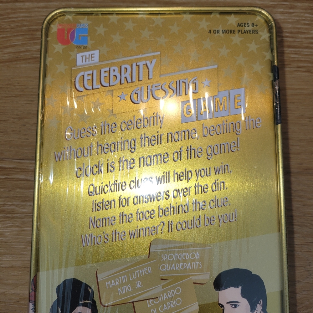 The Celebrity Guessing Fast Famous Fun Game New 4 or More Players Ages 8+ - Picture 5 of 7
